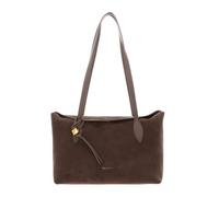 COCCINELLE Cuero bolso de hombro Thess Handbag Suede Le. / Grained Le. Warm Ta/Warm Ta marrón topo