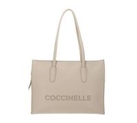 Coccinelle Myrtha Bolsa de compras Piel 36 cm beige