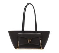 COCCINELLE Cuero bolso shopper Double Beat Grained Leather Handbag Fango verde oscuro