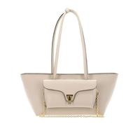 COCCINELLE Cuero bolso shopper Double Beat Grained Leather Handbag Sandshell beige