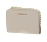 COCCINELLE Cuero Estuche de Tarjetas Metallic Soft Credit Card Holder Sandshell Beige