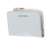 COCCINELLE Cuero Estuche de Tarjetas Metallic Soft Credit Card Holder Snow Gris Claro