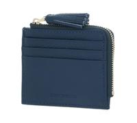COCCINELLE Cuero Estuche de Tarjetas Tassel Credit Card Holder Deep Blue Azul