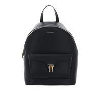 COCCINELLE Cuero mochila Beat Generatio Backpack Grained Leather Noir negro