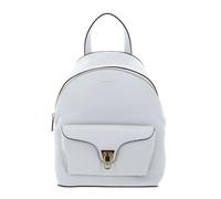 COCCINELLE Cuero mochila de ocio Beat Generatio Backpack Snow gris claro