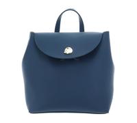 COCCINELLE Cuero mochila Nikla Mini Bag Double Grainy Leather Deep Blue/Sandshell azul petróleo
