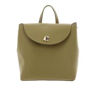 COCCINELLE Cuero mochila Nikla Mini Bag Double Grainy Leather Seagrass/Sandshell caqui