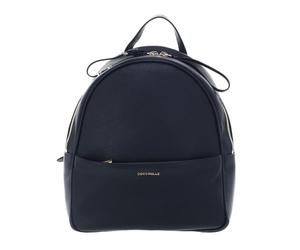 COCCINELLE Cuero mochila Nory Backpack Grained Leather Midnight Blue azul marino