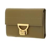 COCCINELLE Cuero Monedero Arlettis Wallet Grained Leather Seagrass Caqui