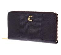 COCCINELLE Cuero Monedero C-Me Lizard Wallet Prune Morado Oscuro