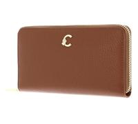 COCCINELLE Cuero Monedero C-Me Wallet Grained Leather Cognac marrón