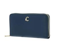 COCCINELLE Cuero Monedero C-Me Wallet Grained Leather Deep Blue Azul