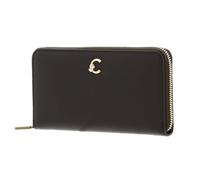 COCCINELLE Cuero Monedero C-Me Wallet Grained Leather Fango Verde Oscuro
