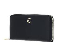 COCCINELLE Cuero Monedero C-Me Wallet Grained Leather Noir Negro