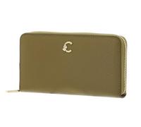 COCCINELLE Cuero Monedero C-Me Wallet Grained Leather Seagrass Caqui