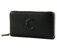 COCCINELLE Cuero Monedero Dulse Soft Zip Around Wallet Noir Negro
