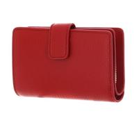COCCINELLE Cuero Monedero Metallic Soft Mini Wallet Grained Leather Scarlet Rojo