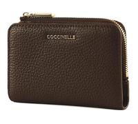 COCCINELLE Cuero Monedero Metallic Soft Wallet Brunette marrón Oscuro