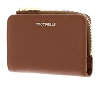 COCCINELLE Cuero Monedero Metallic Soft Wallet Cognac marrón