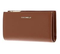COCCINELLE Cuero Monedero Metallic Soft Wallet Cognac marrón