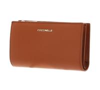 COCCINELLE Cuero Monedero Metallic Soft Wallet Crab marrón Claro