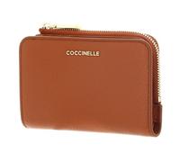 COCCINELLE Cuero Monedero Metallic Soft Wallet Crab marrón Claro