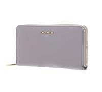 COCCINELLE Cuero Monedero Metallic Soft Wallet Grained Leather Oyster Malva