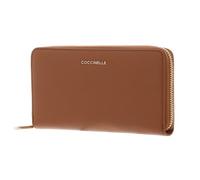 COCCINELLE Cuero Monedero Metallic Soft Wallet Grained Leather Robin marrón Claro