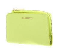 COCCINELLE Cuero Monedero Metallic Soft Wallet Green Glow Verde Claro