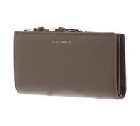 COCCINELLE Cuero Monedero Pansy Wallet Grained Leather Warm Taupe marrón Topo