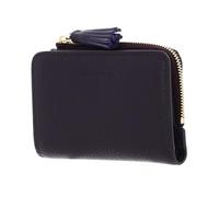 COCCINELLE Cuero Monedero Tassel Wallet Prune Morado Oscuro
