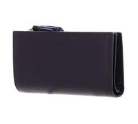 COCCINELLE Cuero Monedero Tassel Wallet Prune Morado Oscuro