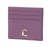 COCCINELLE Cuero Tarjetero C-Me Document Holder Grained Leather Jellyfish púrpura