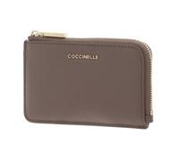COCCINELLE Cuero Tarjetero Metallic Soft Card Holder Warm Taupe marrón Topo