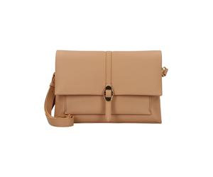Coccinelle Dorian Bolsa de hombro Piel natural 34 cm amarillo