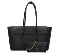 Coccinelle Double Beat Bolsa de compras Piel natural 47 cm negro