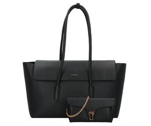 Coccinelle Double Beat Bolsa de compras Piel natural 47 cm negro