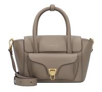Coccinelle Double Beat Bolsa de hombro Piel 21 cm gris