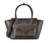 Coccinelle Double Beat Bolsa de hombro Piel natural 31 cm gris