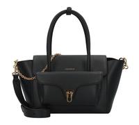 Coccinelle Double Beat Bolsa de hombro Piel natural 31 cm negro