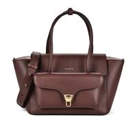Coccinelle Double Beat Bolsa de hombro Piel natural 31 cm rojo
