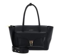 Coccinelle Double Beat Bolsa de hombro Piel 31 cm negro