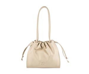 Coccinelle Dulse Bolsa de hombro Piel natural 31 cm beige