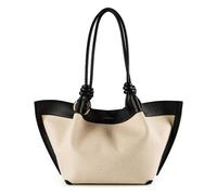 Coccinelle Finn Canvas Bolsa de hombro 25 cm beige