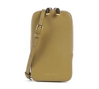 Coccinelle Flor | Bolsa para móvil | oliva | cuero graneado