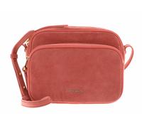 COCCINELLE Lea Suede Shoulder Bag Geranium