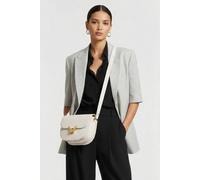 Coccinelle Leather Cross Body Bag In Cream Talla: OS | Bandoleras Cruzadas Outlet | Mujer | Blanco