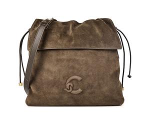 Coccinelle Lidia Bolsa de hombro Piel natural 34 cm marrón