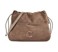 Coccinelle Lidia Bolsa de hombro Piel natural 40 cm gris