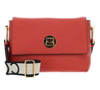 COCCINELLE Liya Signature Handbag Grained Leather Grenadine Red